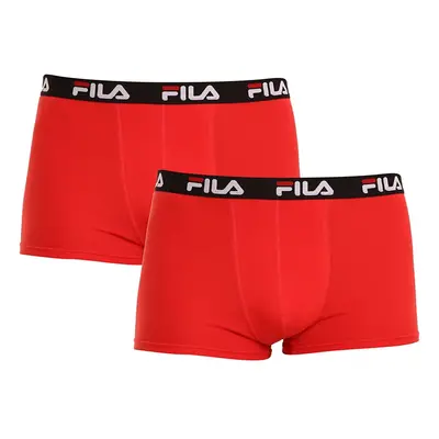 2PACK Piros Fila férfi boxeralsó (FU5141/2-118)