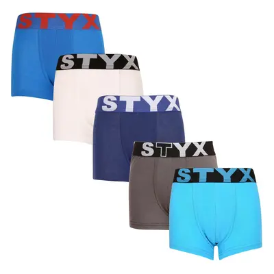 5PACK gyermek boxeralsó Styx sport gumi több színben (5GJ9681379)