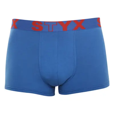 Kék férfi boxeralsó Styx sport gumi (G967)