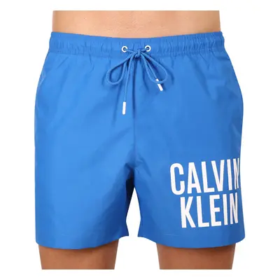 Férfi fürdőruha Calvin Klein kék (KM0KM00794 C4X)