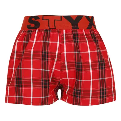 Tarka gyerek klasszikus boxeralsó Styx sport gumival (BJ931)