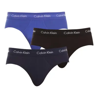 3PACK Férfi slip alsónadrág Calvin Klein tarka (U2661G-4KU)