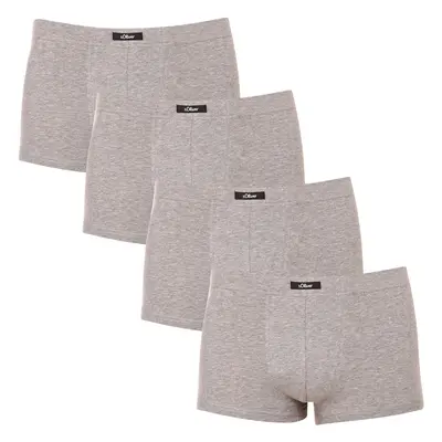 4PACK Szürke S.Oliver férfi boxeralsó (MH-35H-41011828)