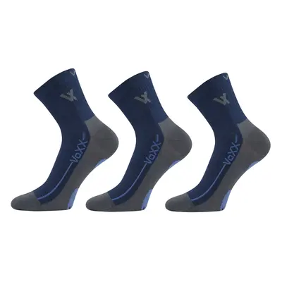 3PACK Sötétkék VoXX zokni (Barefootan-darkblue)