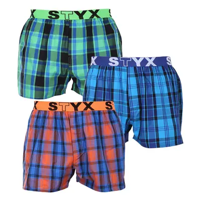 3PACK Tarka férfi klasszikus boxeralsó Styx sport gumi (3B10456)