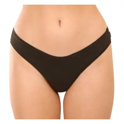 Női tanga Calvin Klein sötétzöld (QD3954E-9MD)