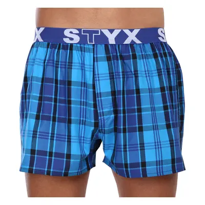 Tarka férfi klasszikus boxeralsó Styx sport gumi (B1005)