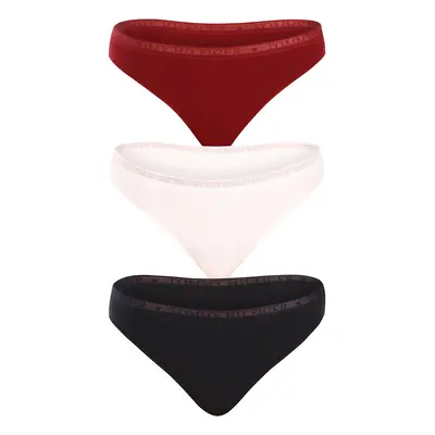 3PACK tarka Tommy Hilfiger női tanga (UW0UW04890 0U4)