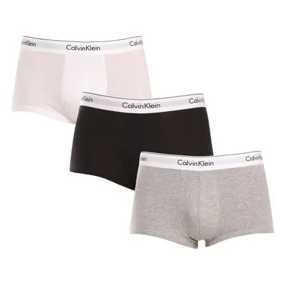 3PACK fekete Calvin Klein férfi boxeralsó (NB1085A-MP1)