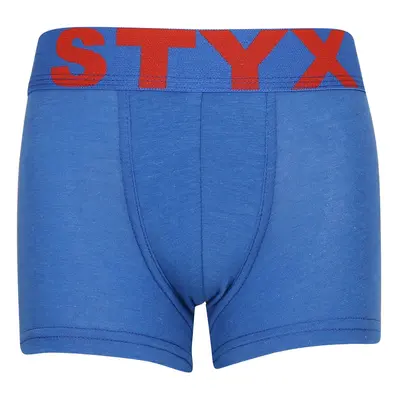 Gyerek boxeralsó Styx sport gumi kék (GJ967)