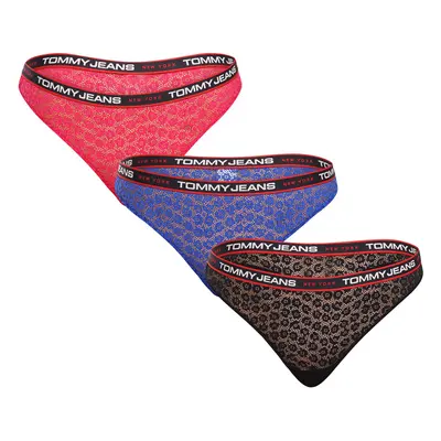 3PACK tarka Tommy Hilfiger női tanga (UW0UW04714 0SC)