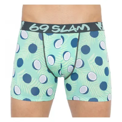 Csomagolás mentes - férfi boxeralsó 69SLAM fit bamboo coco blue