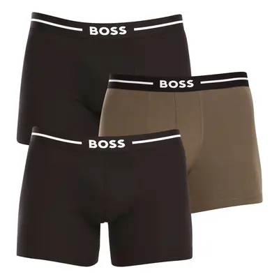 3PACK többszínű BOSS férfi boxeralsó (50499400 963)