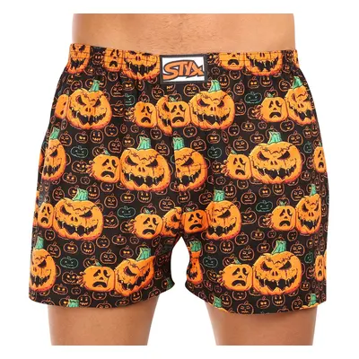 Férfi klasszikus boxeralsó Styx art klasszikus gumi túlméretezett Halloween tök (E1755)