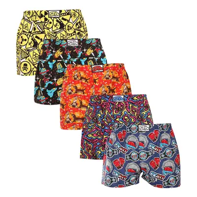 Tarka art 5PACK férfi klasszikus boxeralsó Styx klasszikus gumi (5A1300146)