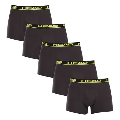 5PACK szürke HEAD férfi boxeralsó (701203974 020)