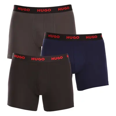 3PACK tarka HUGO férfi boxeralsó (50503079 413)