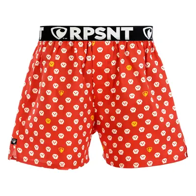 Férfi klasszikus boxeralsó Represent exkluzív Mike Polka Dotskulls (R3M-BOX-0743)