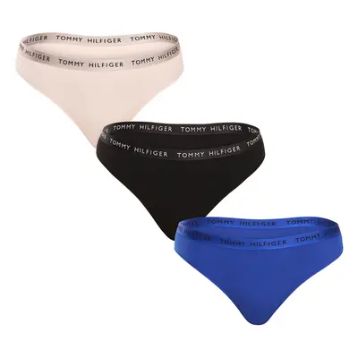 3PACK tarka Tommy Hilfiger női tanga (UW0UW04889 0R1)