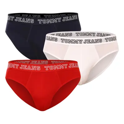 3PACK Férfi slip alsónadrág Tommy Hilfiger tarka (UM0UM02849 0T6)