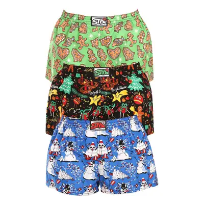 3PACK női klasszikus boxeralsó Styx art klasszikus gumi multicolour (3K17134)