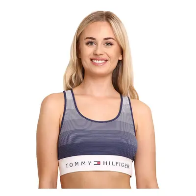 Női melltartó Tommy Hilfiger túlméretezett kék (UW0UW03574 0BC)