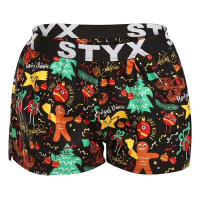 Női klasszikus boxeralsó Styx art sport gumiból készült karácsonyi díszek (T1754)