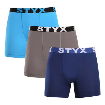 3PACK tarka Styx férfi funkcionális boxeralsó (3W96839)