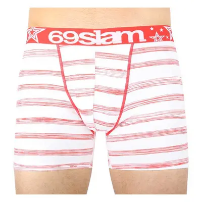 Fit stripes red 69SLAM férfi boxeralsó