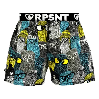 Férfi klasszikus boxeralsó Represent exkluzív Mike Owls Cool (R3M-BOX-0742)