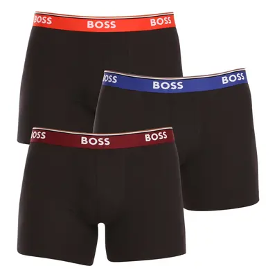 3PACK fekete BOSS férfi boxeralsó (50499441 972)