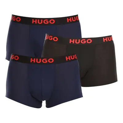 3PACK tarka HUGO férfi boxeralsó (50496723 406)