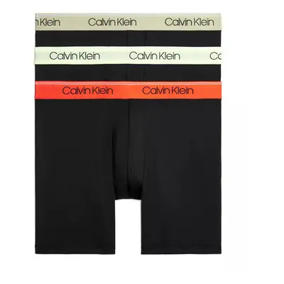 3PACK fekete Calvin Klein férfi boxeralsó (NB2570A-GTK)