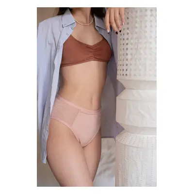 Menstruációs bugyi Love Luna LUXE Midi Midi Putty Pink (LOVE016PP)