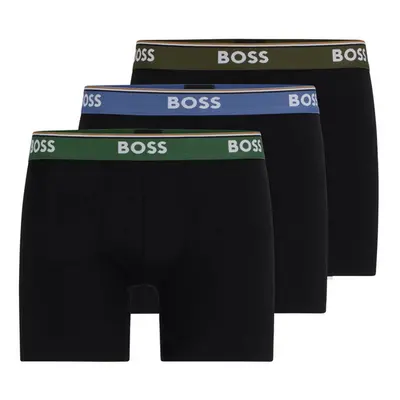 3PACK fekete BOSS férfi boxeralsó (50508950 971)