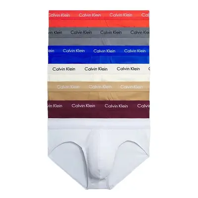 7PACK Férfi slip alsónadrág Calvin Klein tarka (NB3884A-N6S)