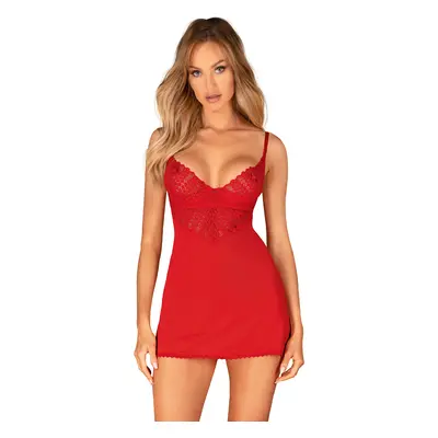 Női camisole Obsessive piros (Ingridia chemise)