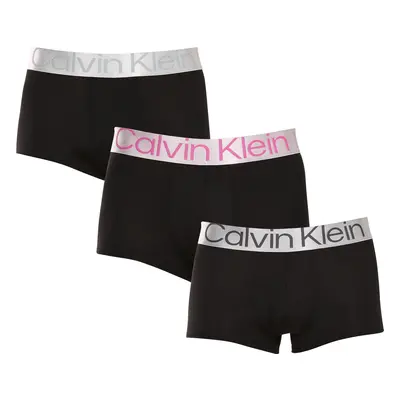 3PACK fekete Calvin Klein férfi boxeralsó (NB3074A-MHQ)