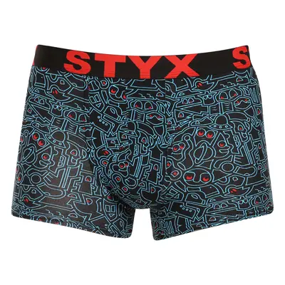 Férfi boxeralsó Styx art sport gumi firkálás (G1256/2)