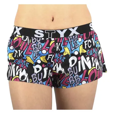 Pink Bubble női boxeralsó Styx art sport gumi (T1058)