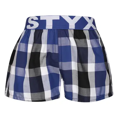 Tarka gyerek klasszikus boxeralsó Styx sport gumi (BJ1019)