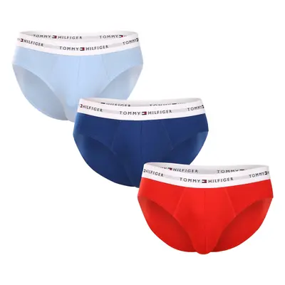 3PACK Férfi slip alsónadrág Tommy Hilfiger tarka (UM0UM02764 0XZ)