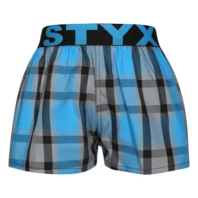 Tarka gyerek klasszikus boxeralsó Styx sport gumi (BJ1020)