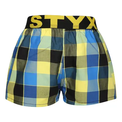 Tarka gyerek klasszikus boxeralsó Styx sport gumi (BJ1015)