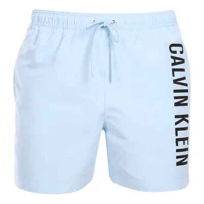 Férfi fürdőruha Calvin Klein kék (KM0KM01004-C7S)