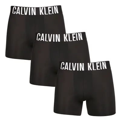 3PACK fekete Calvin Klein férfi boxeralsó (NB3612A-UB1)