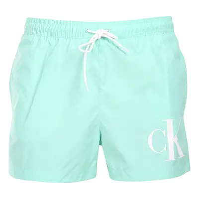 Férfi fürdőruha Calvin Klein zöld (KM0KM00967-LB9)