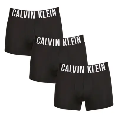 3PACK fekete Calvin Klein férfi boxeralsó (NB3775A-UB1)