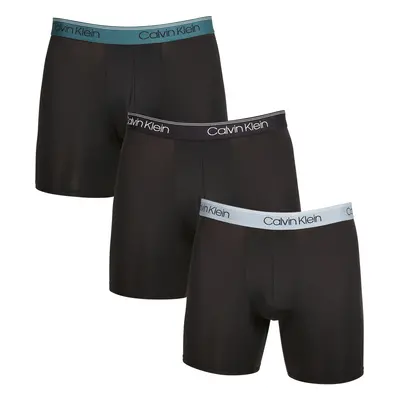 3PACK fekete Calvin Klein férfi boxeralsó (NB2570A-N2L)