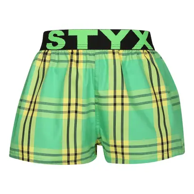 Tarka gyerek klasszikus boxeralsó Styx sport gumi (BJ1011)